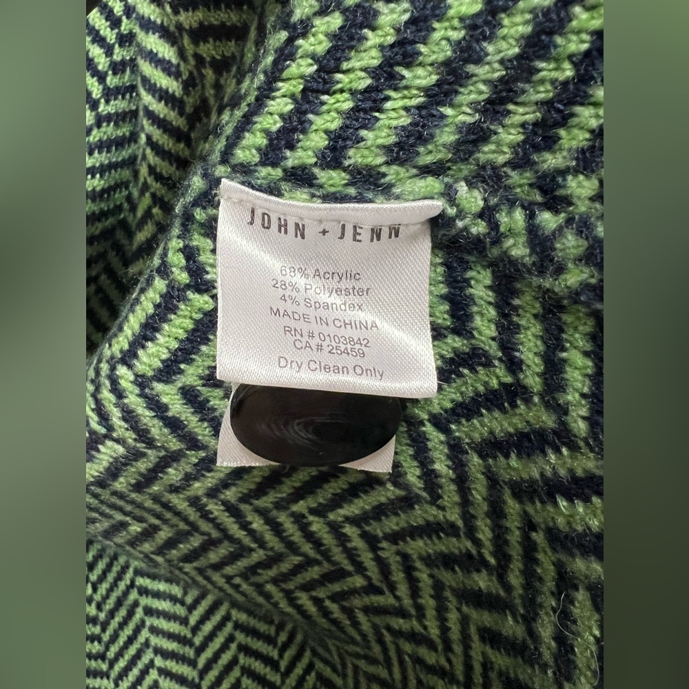 Anthropologie John + Jenn Herringbone Longline Blazer - Picture 5 of 8